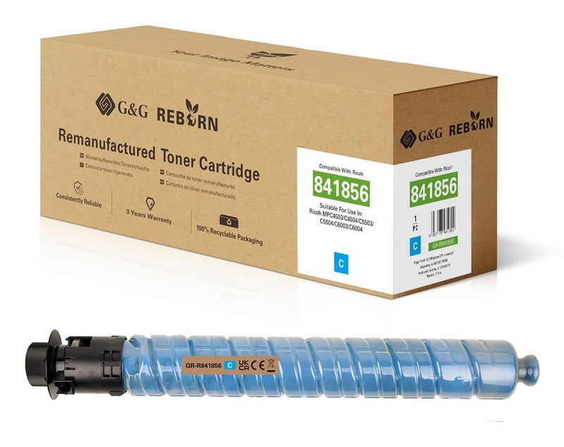 G&g Reborn-toner Compatible With Ricoh MPC6003/ 841856