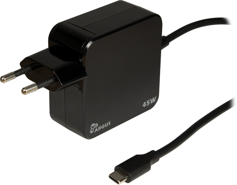 Inter Tech Charger USB-C 45W Black PD-2045