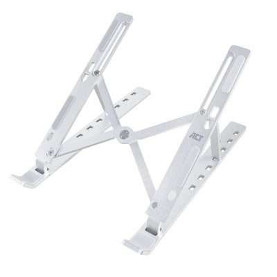 Foldable Laptop Stand Aluminium, 6 Positions Height Adjustable — image 1