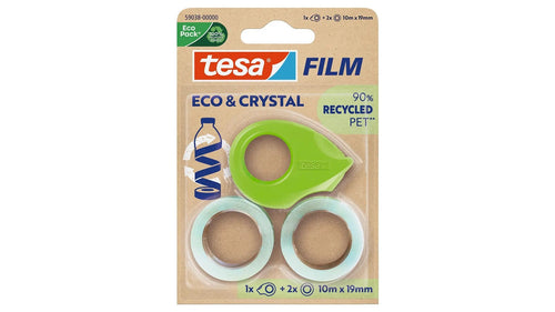 Tesa Eco & Crymal, 2 Rolls 10MX19MM, With Dosificador — image 1