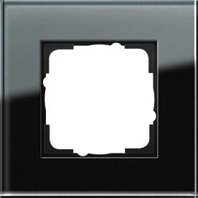Gira 021105 Frame 1F Glass Black Esprit
