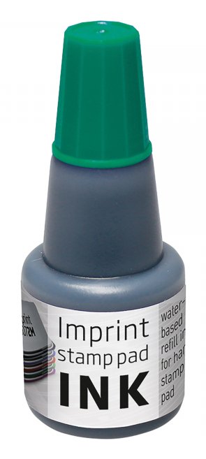 Trodat Ink Sellos Imprint Wasserbasierend Green 24ML 7711