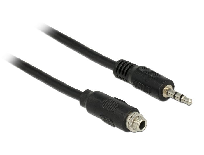 Delock Cable Klinke 3 Pin 3,5MM Connector Male Connector Female 1M