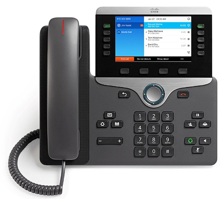 Cisco 8841 Phone IP Negro Plata