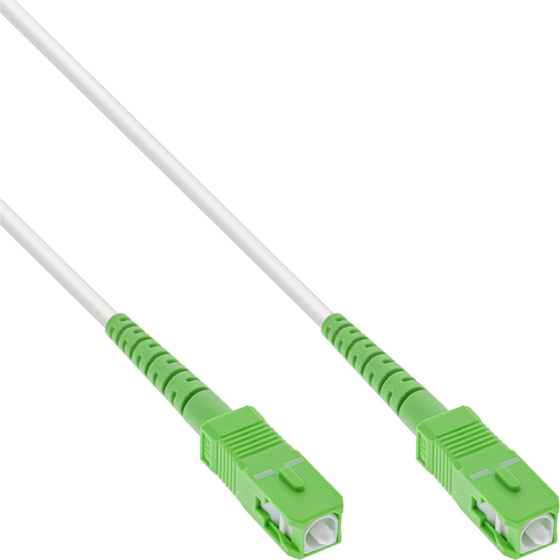 Inline Cable Símplex Fibre Optic , Ftth, Sc/Apc 8° a Sc/Apc 8°, 9/125 ?m, OS2, 20M