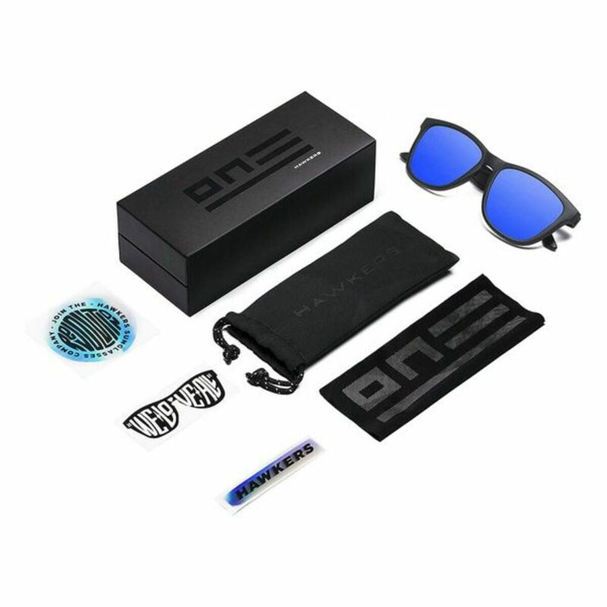 Hawkers Men's Sunglasses One Carbono Sky One Hawkers One Carbono Black Ø 54 Mm