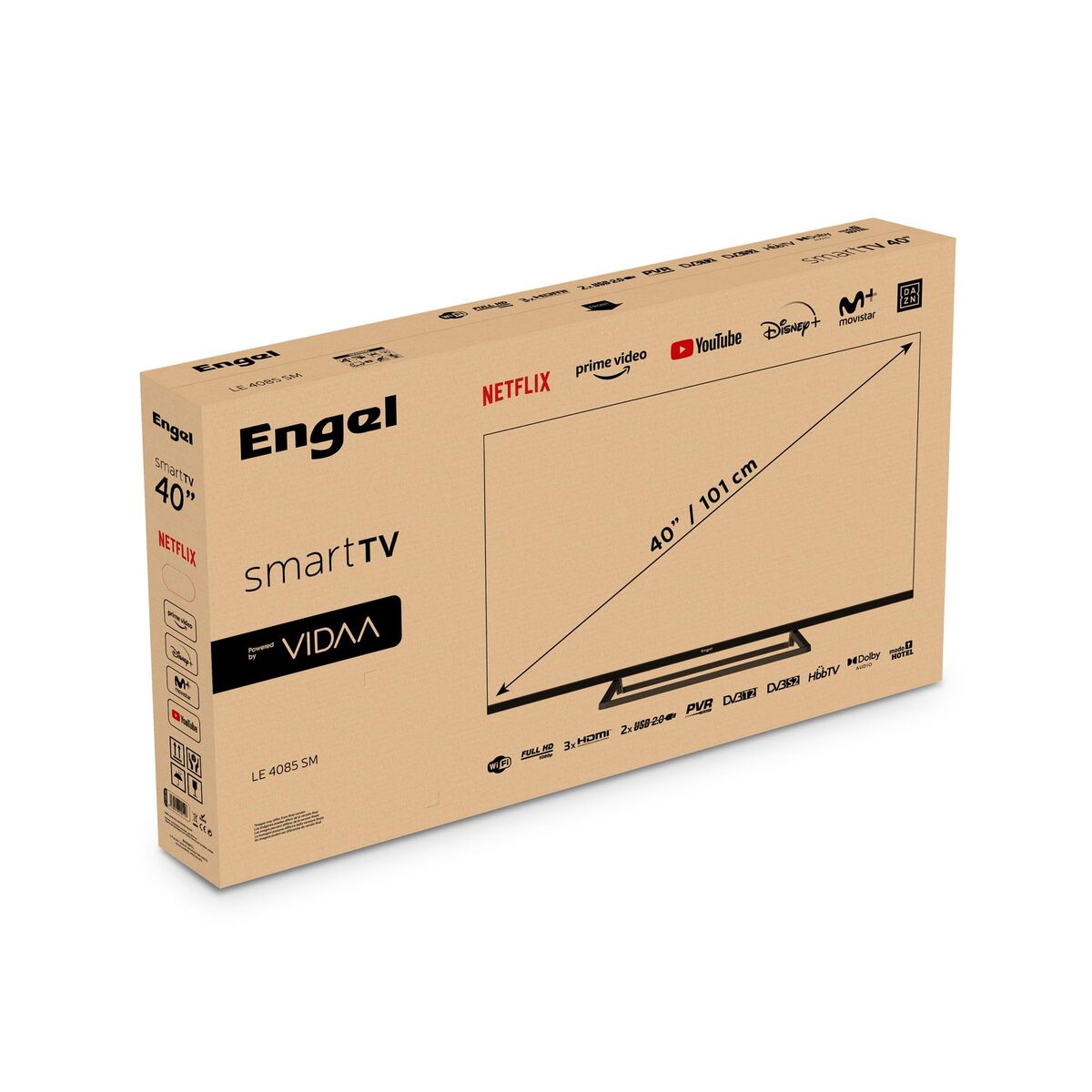 Engel Smart Tv Engel Le4086Sm     40 40" Full Hd Led Pvr Dvb-T2