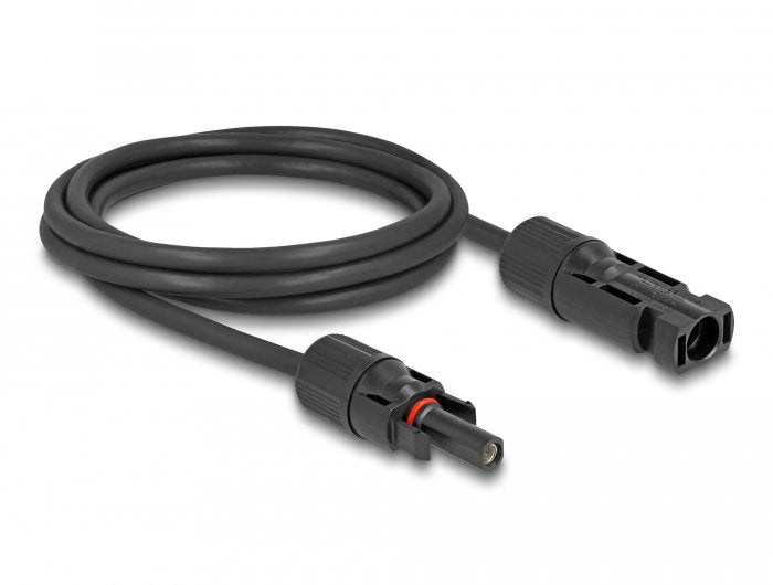 Delock DL4 Solar Cable 6MM² Connector Male a Female 2M Black