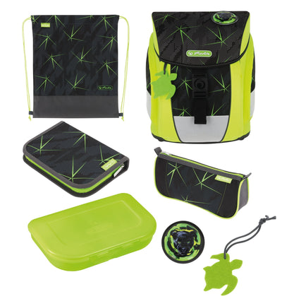 Herlitz Filoactive Plus Din Wild Life Set Of Backpack School Child Poliéster Black Green — image 1