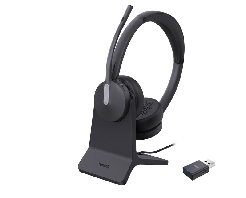 Yealink WH64 Hybrid Dual With Charging Stand Dect Headset