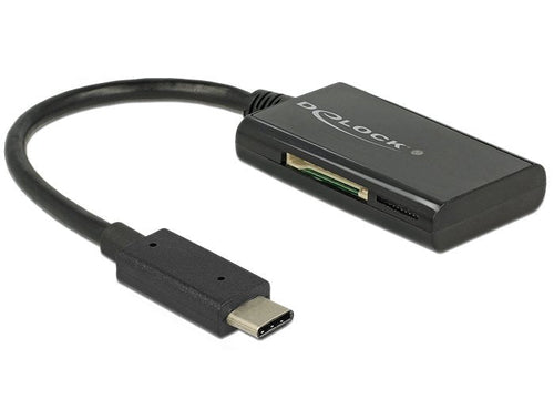 Delock Card Reader External USB 3.1 Gen 1 Type-c™ Male 4 Ranuras — image 1