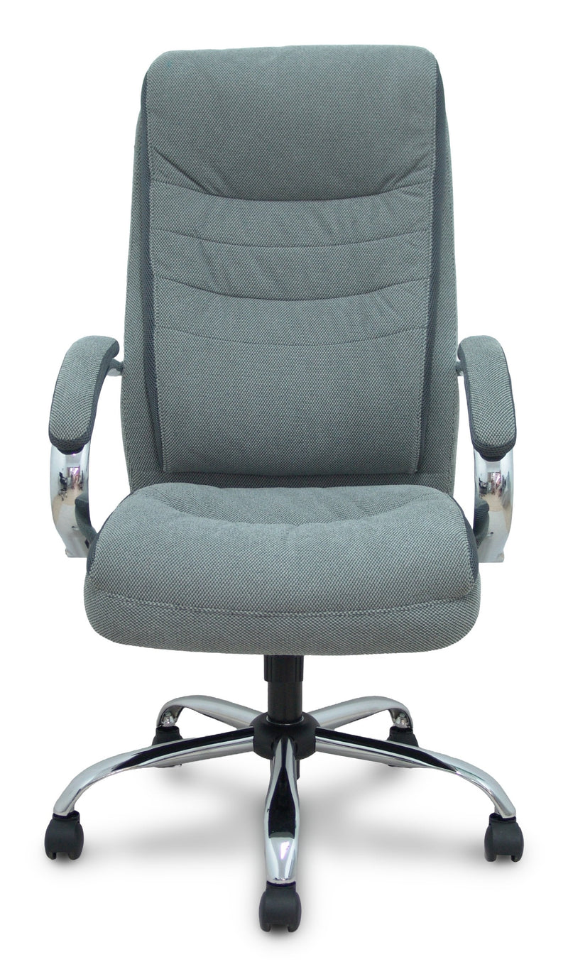 Piqueras And Crespo Forol Sillon OPTI533 Tilting Tapizado Fabric Colour Grey Base Cromo Wheels Nailon