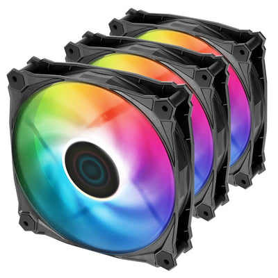 Iceberg Thermal Icegale Lightning ARGB Fan 12CM Black 3 Pieces — image 1