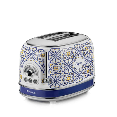 Ariete Toaster Capri 2 Ranuras White/Multicolour 810 Watts Tostar 2 Rebanadas) 0155CA — image 1