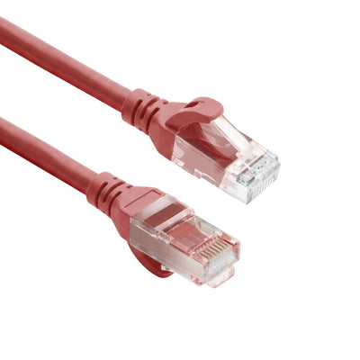 Red 5 Meters Tpe U UTP CAT.6A Ultra-flex Patch Cable Snagless With RJ45 Connectors — image 1