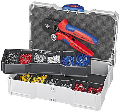 Knipex Pliers Engarzar With Rango Engarzado Punteras Cable 97 90 09 Red/Blue Incl. Punteras Cable Tanos Min — image 1
