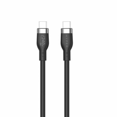 Cable Hyper 2M Silicone 240W USB-C Charging - Black — image 1