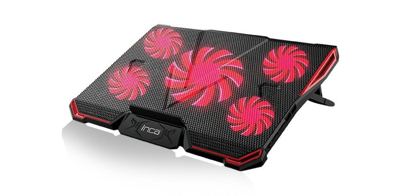 Inca Cooling Pad Laptop Arrax Gaming Notebook Cooler 5X Fan