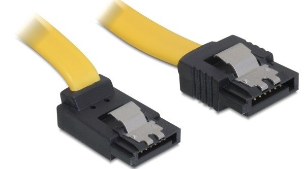 Delock 0.3M SATA Cable SATA 0,3M Yellow