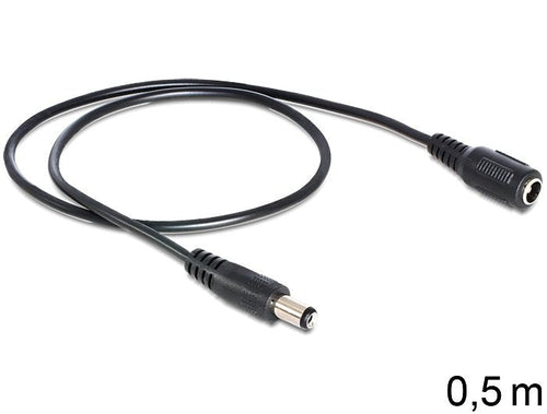 Delock 83290 Cable DC Extension 5.5 X 2.1MM Male Female — image 1