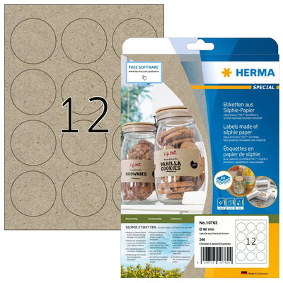 Herma Labels Silphie A4 20 Hojas 60MM Round — image 1