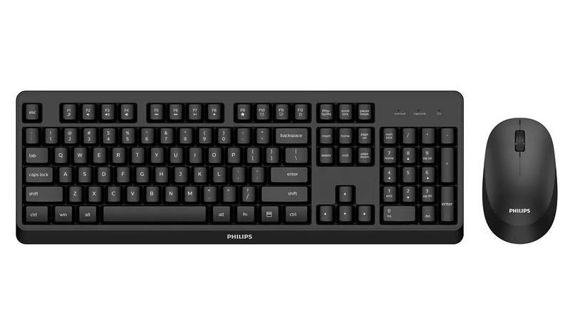 Philips Keyboard English 3000 Series SPT6307BL/00 Mouse Included RF Wireless Black