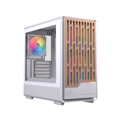 Einarex Box Micro-atx Semitorre PM400 RGB 3 Fans White EXCS-PM-400R-W — image 1