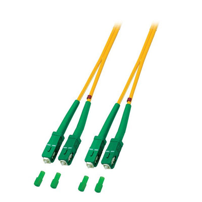 Efb Dupl. Network Cable Sc Apc-sc APC9 125 OS2 Lszh 3MM 1.0M And — image 1