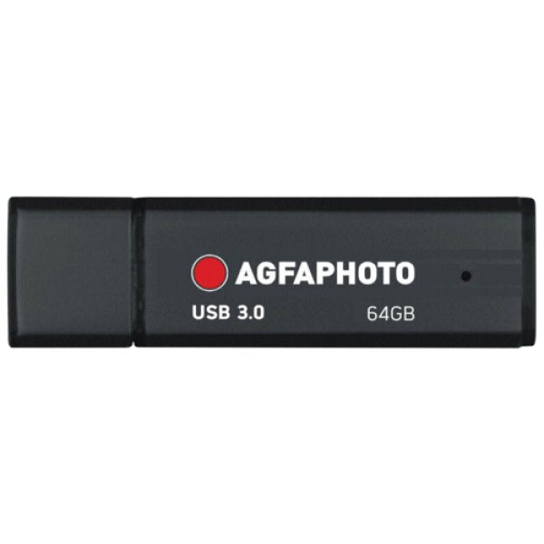Agfaphoto USB Flash Drive 10571 64GB USB Type a 3.2 Gen 1 (3.1 Gen 1) Black