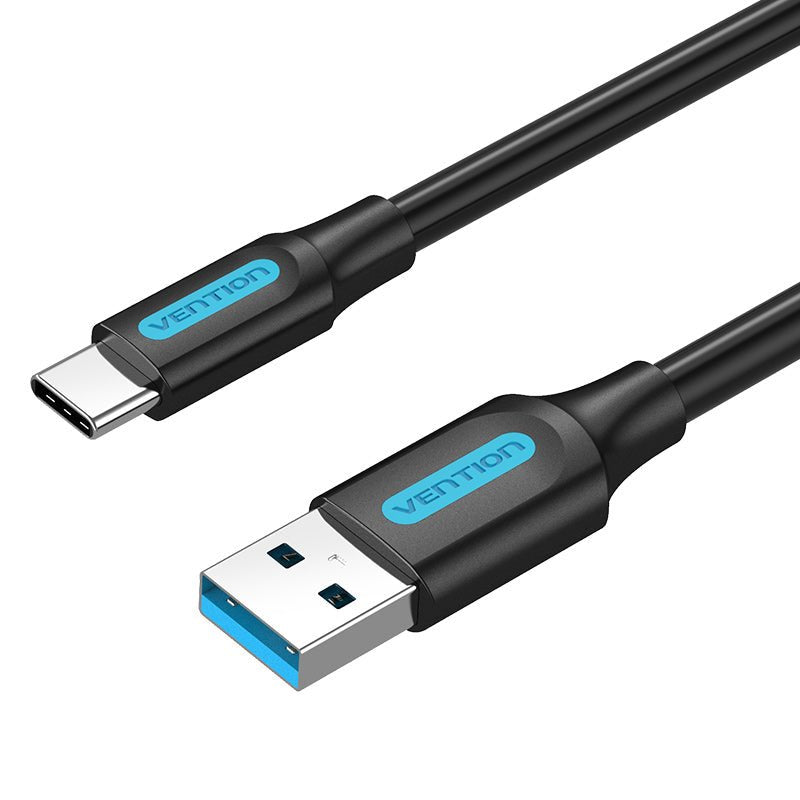 Vention USB Cable 3.0 Type-c Cozbc USB Male USB Type-c Male 25CM Black
