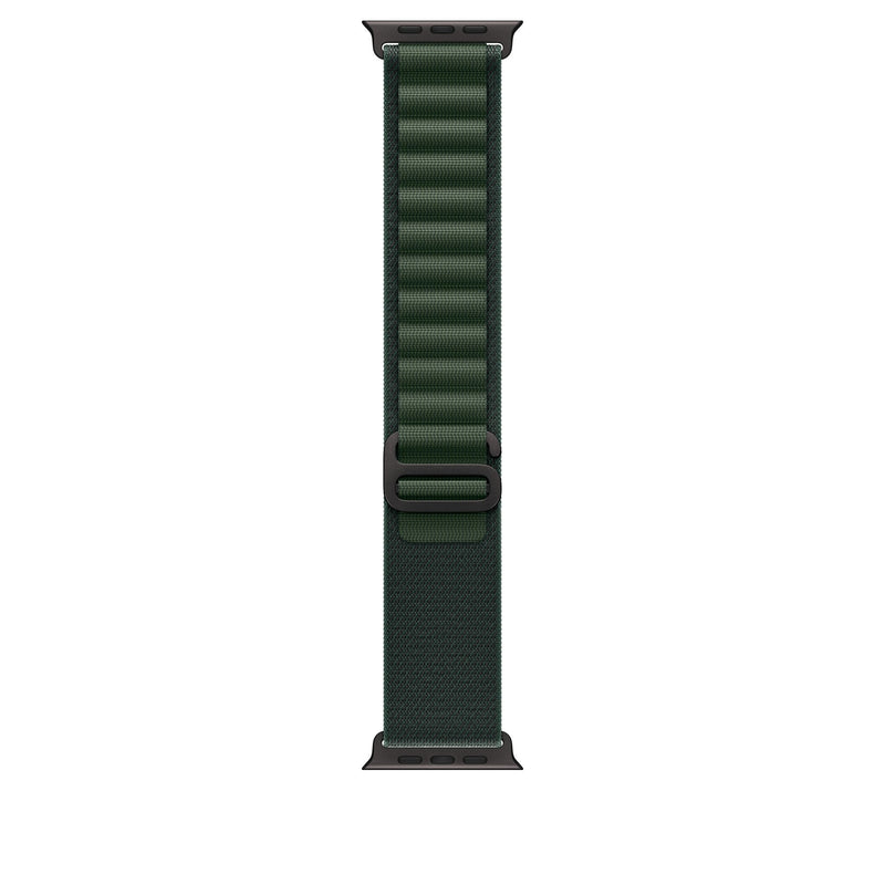 Apple 49MM Dark Green Alpine Loop - Small - Black Titanium Finish
