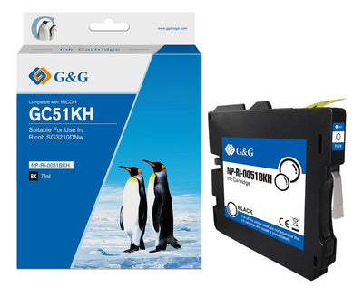 G&g Ink Compatible Ricoh GC51KH/ 405862 Black — image 1