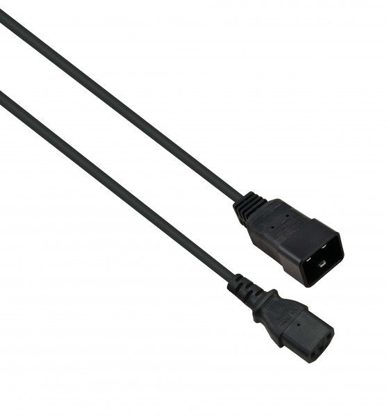 Helos Cable Power C13 a C20, Black 1,8M