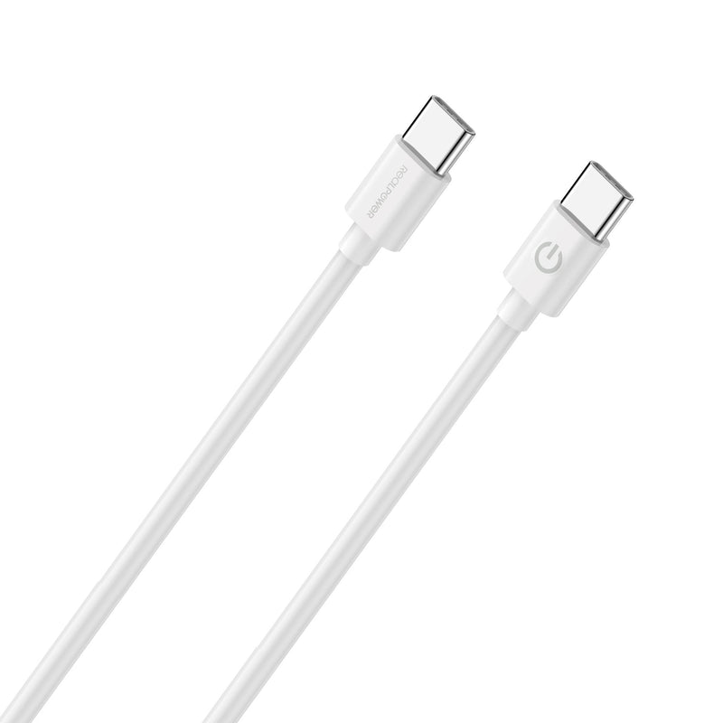 Realpower Cable Charging/Datos USB-C a USB-C 1M White