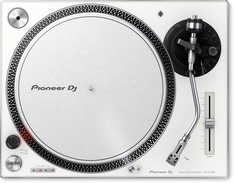 Pioneer PLX-500 Tocadiscos Tracción Directa Dj White