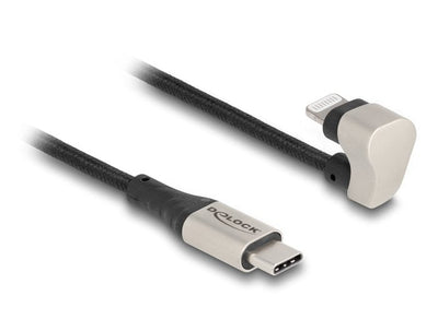 Delock Daten- And Cable Charging USB Type-c a Lightning™ 180° Angular 1M Mfi — image 1