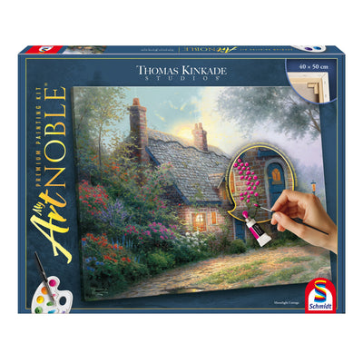 Schmidt Spiele My Artnoble Thomas Kinkade - Moonlight Cottage, Pintura 46168 — image 1