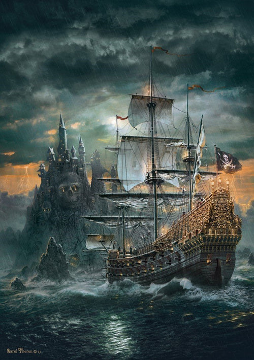Clementoni Puzzle Collection High Quality Barco Pirata Pieces 1500 31682 — image 1
