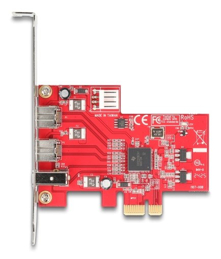 Pci Express X1 Card a 2 X External Firewire B + 1 X External Firewire a - Low Profile Formfaktor