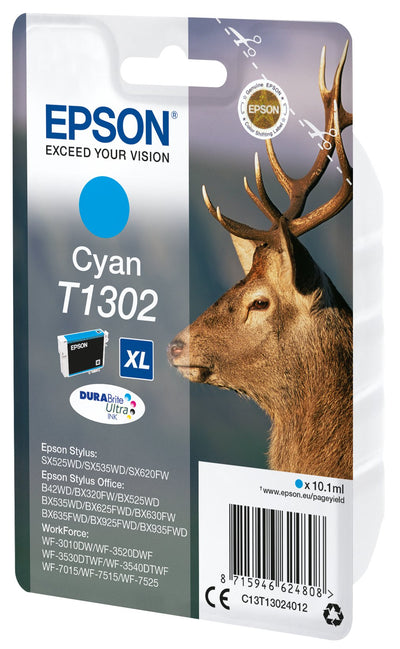 Epson Genuine Ink T1302 XL High Capacity Cyan — image 1