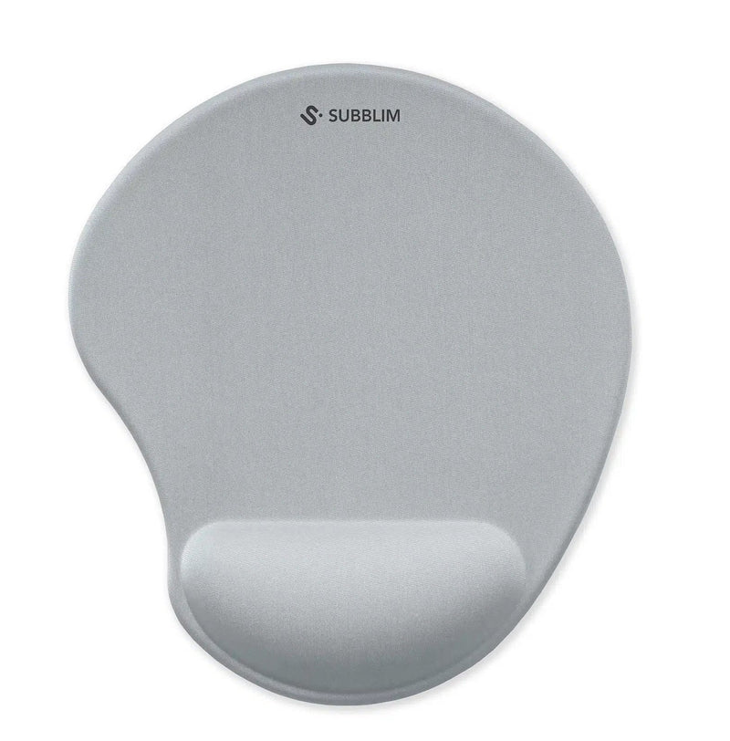 Subblim Mouse Pad Ergonómica Ergo Neogel Mousepad Plateada