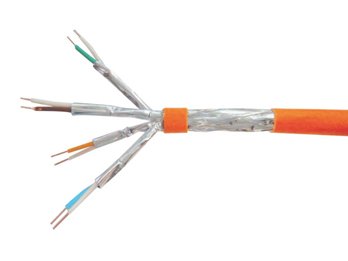 Equip Bobina Cable 100M CAT.7 S/FTP Lszh Solid Copper Orange 187321