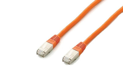 Equip Network Cable CAT.6A S/FTP 2x RJ45 0.50M Orange Lszh Polybeutel — image 1