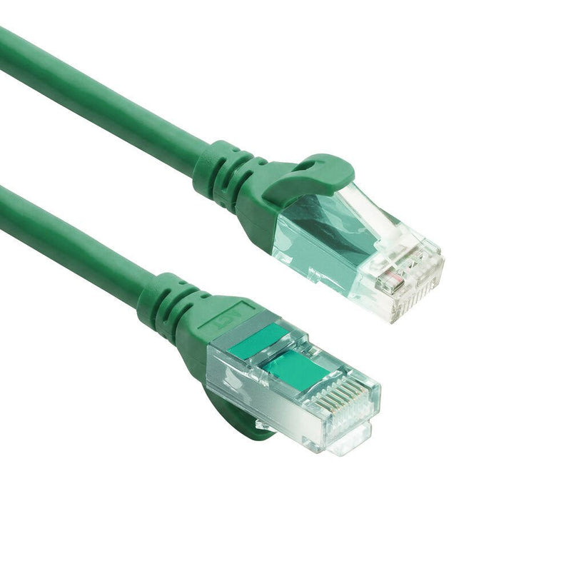 Green 7 Meters Tpe U UTP CAT.6A Ultra-flex Patch Cable Snagless With RJ45 Connectors