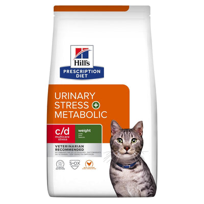 Hill's Comida Seca Gatos Feline C/D Urinary Stress + Metabolic 3KG — image 1