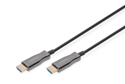 Digitus AK-330125-150-S Cable Fibre Optic HDMI 15M HDMI Type a Standard Black — image 1