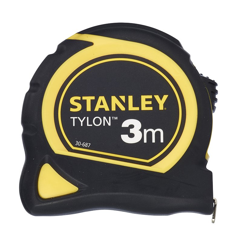 Stanley Tape Métrica Tylon, 3 Metres Black/Yellow 12,7MM 0-30-687
