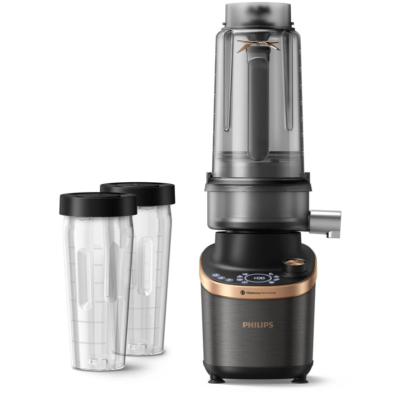 Philips HR3770/10 Blender 2 L Blender Glass 1500W Black Cobre