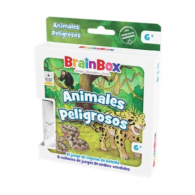 Set Of Desk Brainbox Pocket Animales Peligrosos Edad Recomendada 6 Years — image 1