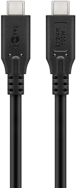 Goobay Cable USB-C USB4™, 100W, 20 Gbit S, Power Delivery, 2M, Black